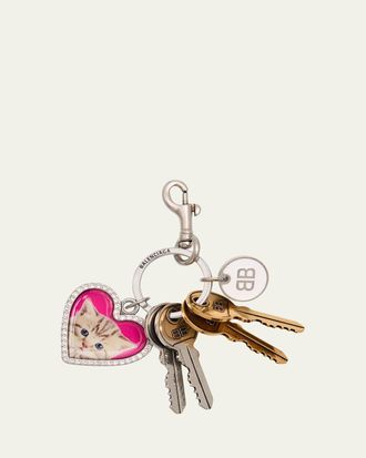 キーホルダー・キーリング BALENCIAGA Woman Key chain Burgundy 7956502ABEW 6091 Women's Turner Charm/keychain in Multicolored | Balenciaga US