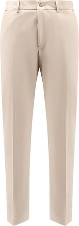 HUGO BOSS Cotton and silk trousers