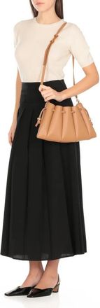 Themoirè Hobo Bags - Brown Vegan Leather Dafne Bottalato Shoulder Bag - Gr. unisize - in Braun - für Damen