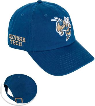 Desert Cactus Georgia Tech University Baseball Hat Yellow Jackets GT Institute of Technology Brimmed Embroirderd Hats Cap Adjustable Cloth Strap Adult (Style D1), B