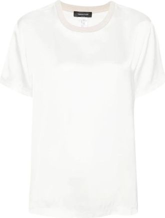 Fabiana Filippi T-Shirt - Dames - T-shirts - Wit - 2XS - Tops