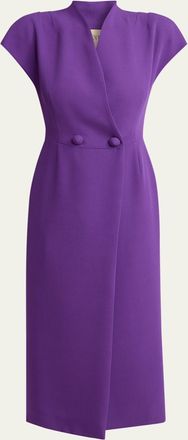 Valentino Garavani Double-Breasted Midi Dress