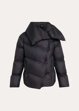 Theory Asymmetric Duvet Puffer Jacket