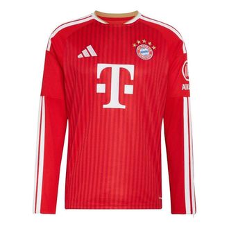 adidas FC Bayern 26/27 Home Jersey Long Sleeve Asia Sizing Better Scarlet JZ3102