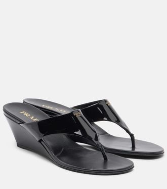 Prada Sandalias de charol