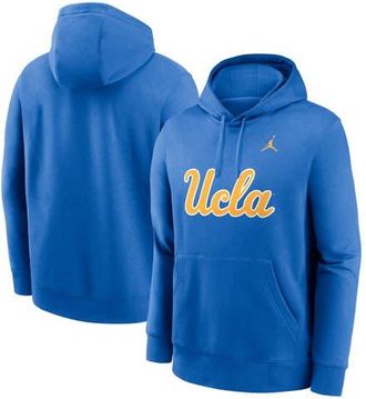 Jordan Brand Mens Jordan Brand Blue UCLA Bruins Primetime Evergreen Club Fleece Pullover Hoodie at Nordstrom, Size Xx-Large