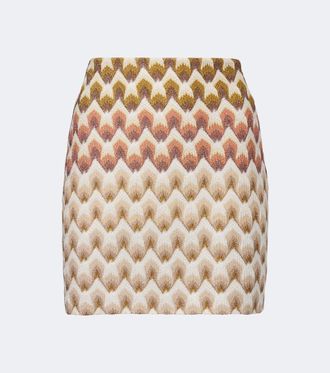 Missoni Lam&eacute; miniskirt