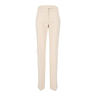 Sportmax Pantalones Slim Flare Spscarnet - Trousers - Mujer - Blanco - S