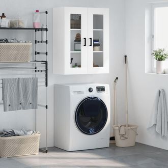 vidaXL Armario De Pared Blanco 69,5x34x90 Cm Vidaxl