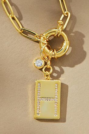 Uncommon James Initial Chain Monogram Necklace