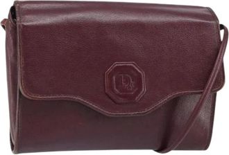Dior Pre-owned Cross Body Bags, female, Red, Size: ONE SIZE Pre-owned Vintage Shoulder Bag