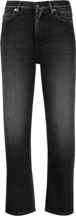 Iro Straight Jeans - Dames - Regular Fit Jeans - Zwart - W26 - Katoen - Jeans
