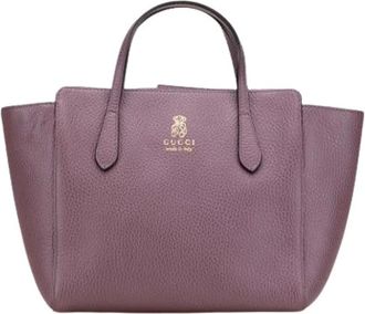 Gucci Pre-owned Handbags, female, Purple, Size: ONE SIZE Pre-owned Vintage Handbag