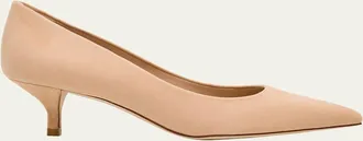 Stuart Weitzman Stuart Suede Kitten Pumps