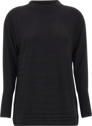 Elena Miro Round-neck Truien - Dames - Ronde hals truien - Zwart - S - Truien & Vesten