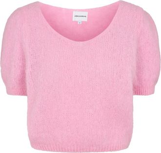 Americandreams Lolanda Pullover - Dames - Ronde hals truien - Paars - XL - Wol - Truien & Vesten