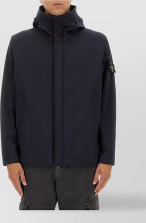 Stone Island jacket hooded front pockets