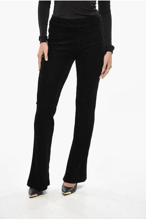 Avenue Montaigne Corduroy Bootcut Pants with Elastic Waistband size 40