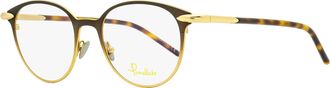 POMELLATO PM0055O Oval Metal-Acetate Eyeglasses - Brown