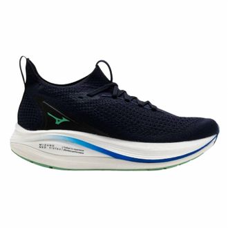 Mizuno Mens Neo Vista 2 Running Shoes In Baritone Blue Frozen Emerald