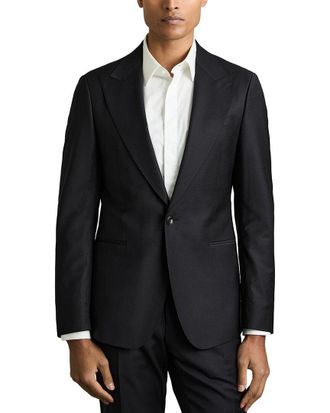 Reiss Oscar Peak Plain Wool-Blend Blazer