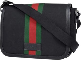 Gucci Pre-owned Cross Body Bags, female, Black, Size: ONE SIZE Pre-owned Sherry Line 630921 Shoulder Bag