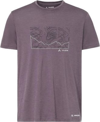 Vaude Tekoa Wool T-Shirt Merinoshirt f&uuml;r Herren | lila