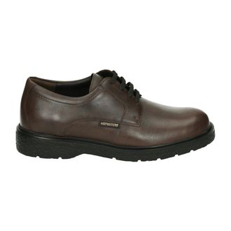 Mephisto Casual Bruine Leren Schoenen - Heren - Veterschoenen - Bruin - 45 EU - Leer - Schoenen
