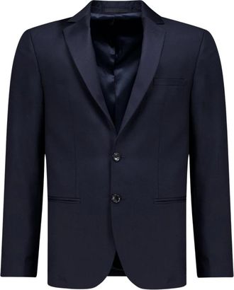 Autore Kostuums, Heren, Blauw, 2Xl, Wol, Connery-Basquiat Abito in Fresco Lana
