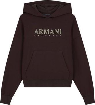 A|X Armani Exchange Sudadera sb - Jerseywear Sweatshirt - Dames - Hoodies - Bruin - M - Hoodies & sweatvesten
