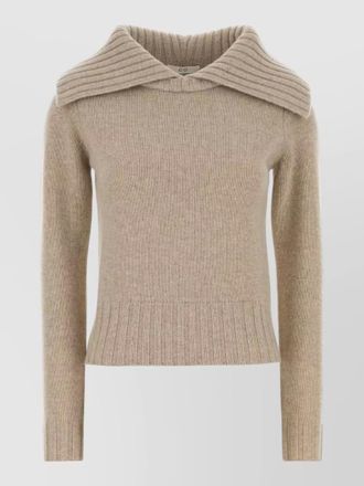 Co cashmere sweater long sleeves ribbed collar