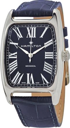 Hamilton Boulton Hand Wind Blue Dial Mens Watch H13519641