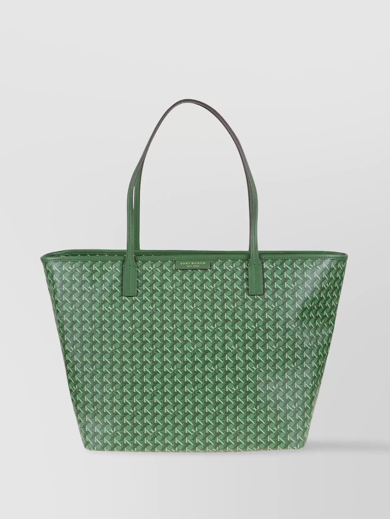 ⭐︎美品⭐︎TORY BURCH ダークグリーン トートバッグ Tory burch ダークグリーントートバッグ