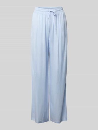 Vila Straight Leg Stoffhose aus Viskose-Leinen-Mix Modell PRICIL in Hellblau, Gr&ouml;&szlig;e 34