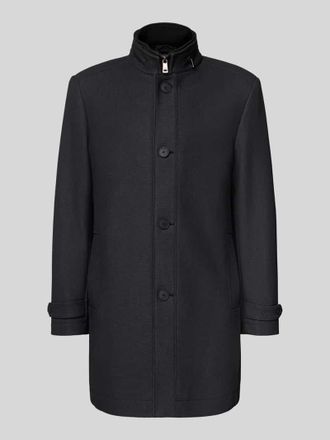 Roy Robson Mantel mit Stehkragen in Mittelgrau, Gr&ouml;&szlig;e 50