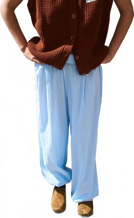 American Vintage Eluabird Trousers In Blue Stripe