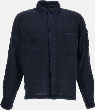 C.P. Company Camicia Maniche Lunghe In Lino