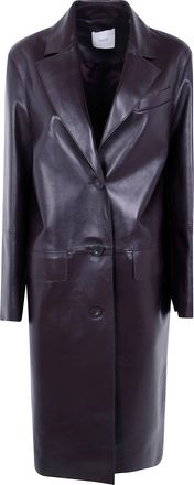 Joseph Leather Coat Vittoria