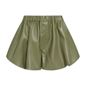 Weili Zheng Korte shorts - Dames - Korte broeken - Groen - Maat: XS Zijde