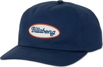Billabong Caution Patch Snapback Hat in Dark Denim at Nordstrom