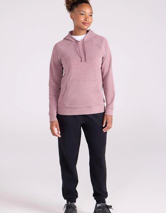 Mountain Warehouse Womens Mountain Warehouse Womens/Ladies Strath Soft Touch Hoodie - Pink - Size: 14