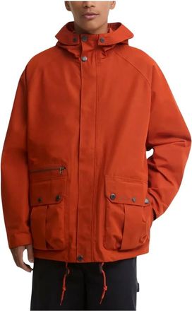 Barbour Heren, Jassen, Oranje, Maat: L Katoen