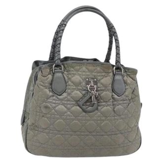 Dior Pre-owned Nylon Handtas - Dames - Vintage Handtas - Grijs - ONE Size - Nylon - Vintage