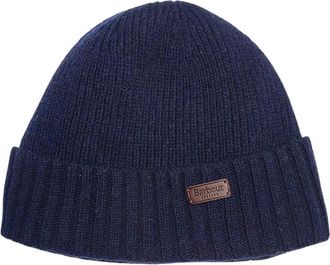 Barbour Effen Kleur Hoed - unisex - Hoeden - Blauw - ONE Size - Wol - Accessoires