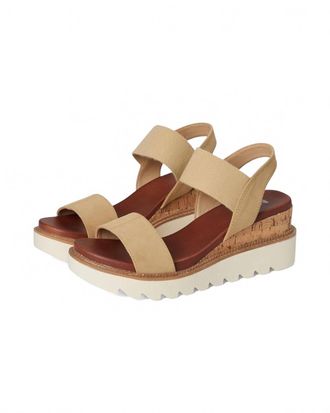 Mia Shoes Womens Olany Sandal In Beige