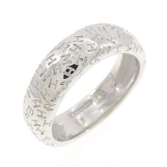 Herm&egrave;s White Gold (18K) Band Ring (Pre-Owned)