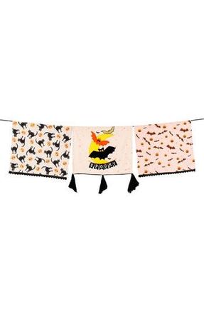Tiramisu The Haunted Hues Set of 3 Kitchen Towels in Pink/Black/Orange at Nordstrom Rack