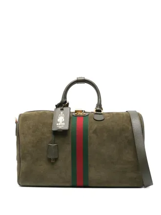 Gucci Savoy medium duffeltas - Groen