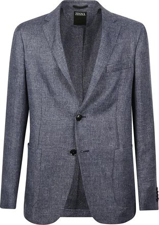 Ermenegildo Zegna Lux Tailoring Formele Jas - Heren - Blazers - Blauw - 2XL - Jassen