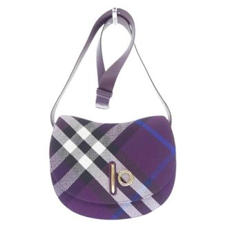 Burberry Pre-owned Cross Body Bags, female, Purple, Size: ONE SIZE Pre-owned Rocking Horse Bag